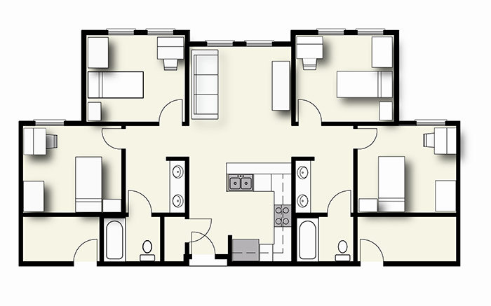 Student Housing Floor Plans and Rates Jackson College