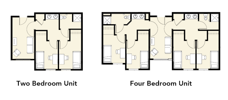 Student Housing Floor Plans And Rates Jackson College