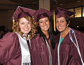 Three female graduates