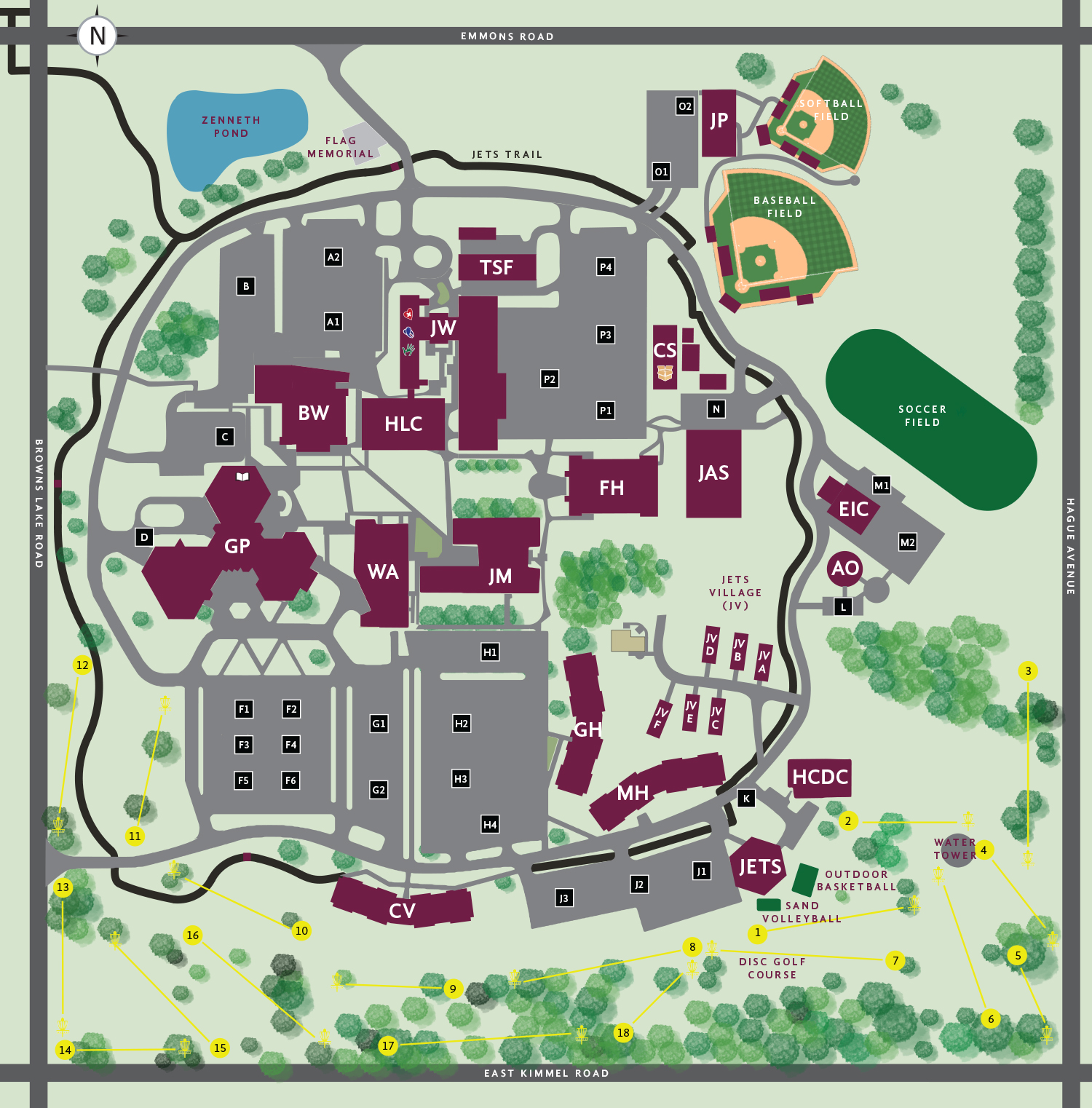 The CAMPUS Map