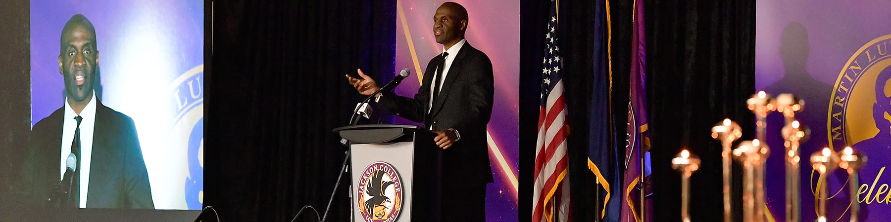 Lee Hampton speaking