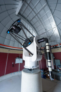 view of telescope inside observatory