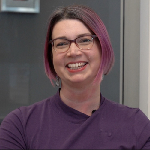 Librarian Jen Fiero