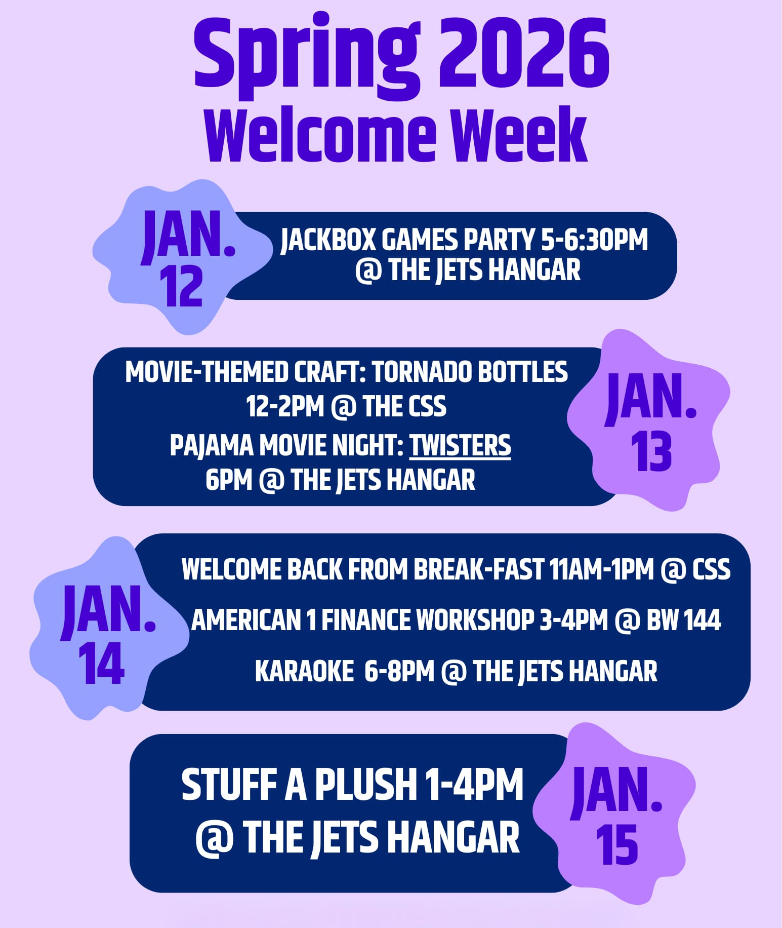 Welcome Week - Jackson College