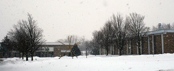 Central Campus in winter