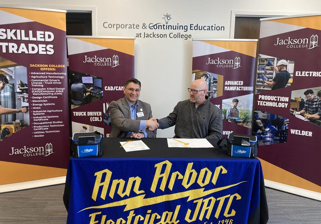 JC, Ann Arbor Electrical JATC sign articulation agreement to