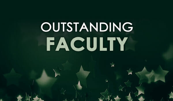 outstanding faculty banner