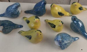 ceramic birds
