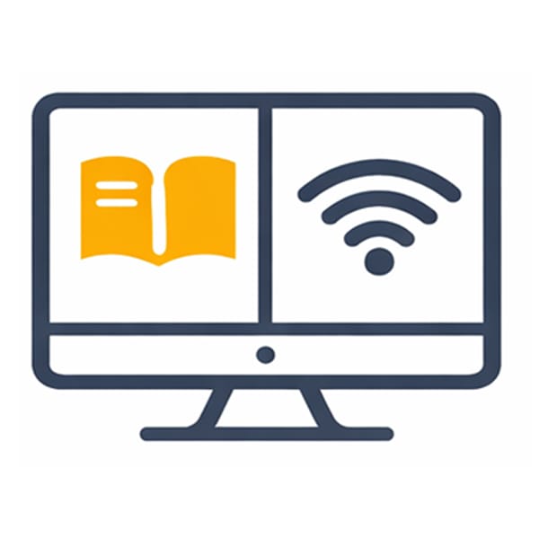 hybrid learning icon