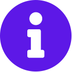 resources icon with letter i for information